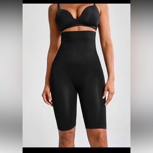 2 pack High-Waisted Black Shapewear Shorts
